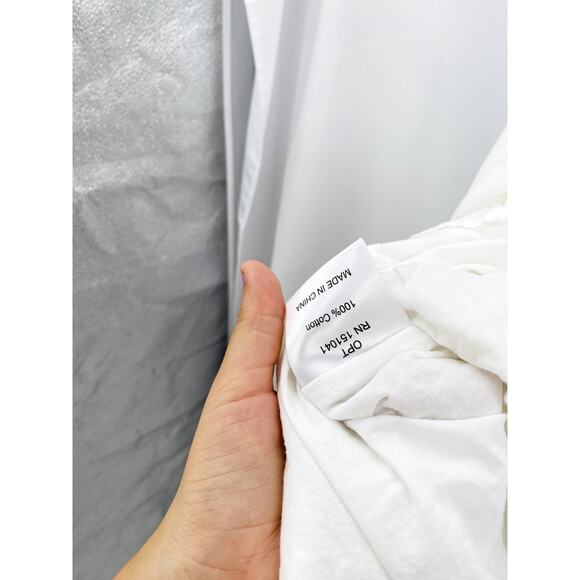 O.P.T. White Embroidered button Mini Dress - Picture 5 of 5